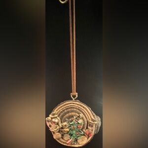 Visual Bliss Co LLC Custom Handcrafted Hanging Ornament.
Artist:Thomas K. Evans